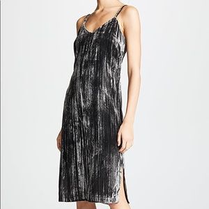 NWT Splendid Moonstone Velvet Slip Dress